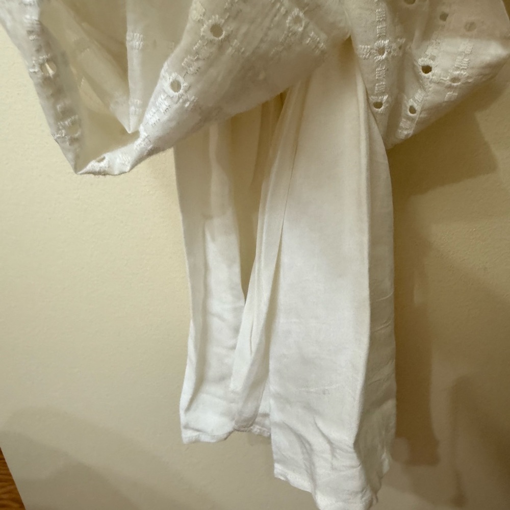 Anthropologie / XS / Eyelet Broderie Lace Dress / Beach, Cottage, Coastal, Boho - Picture 8 of 11